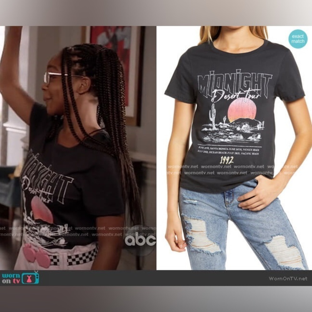 ASO Blackish Midnight Tour Tshirt​​​​